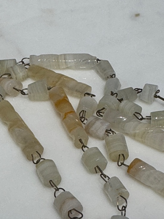 70s Vintage Agate Pendant Necklace - Picture 11 of 13